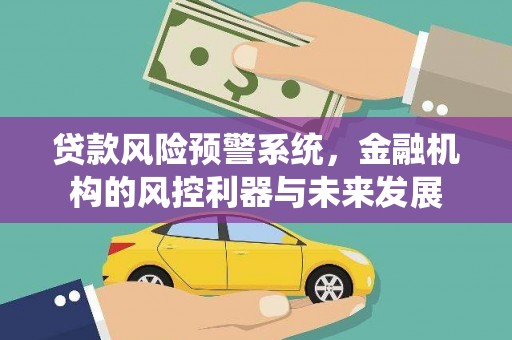 山丹贷款风险预警系统，金融机构的风控利器与未来发展