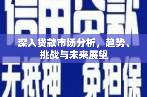 山丹深入贷款市场分析，趋势、挑战与未来展望