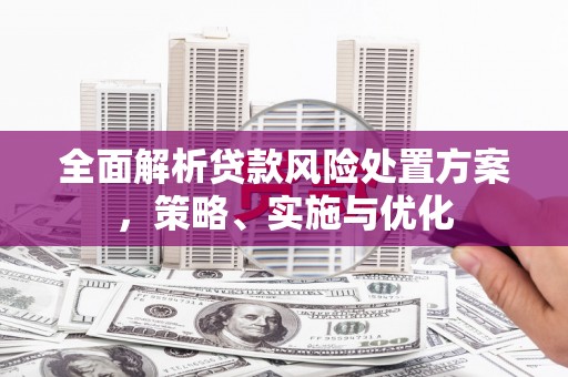 山丹全面解析贷款风险处置方案，策略、实施与优化