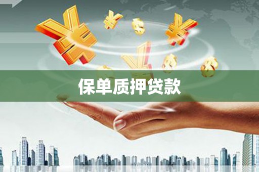 山丹保单质押贷款