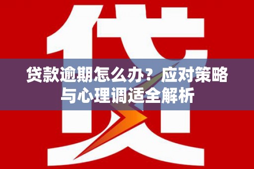 山丹贷款逾期怎么办？应对策略与心理调适全解析